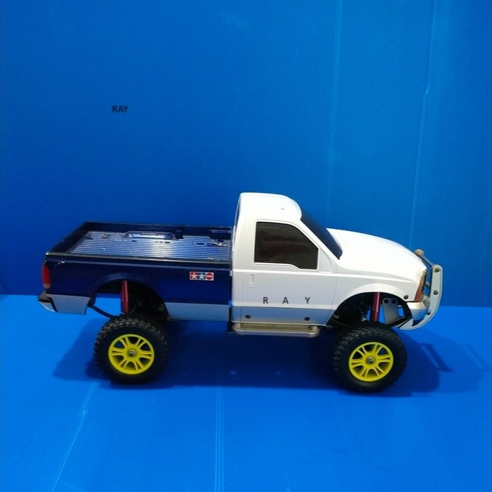 KIT RC TAMIYA TRUK HIGHLIFT BODY F350 SECOND BAGUS - KIT RC TAMIYA - MAINAN RC - RC PROPORSIONAL - R