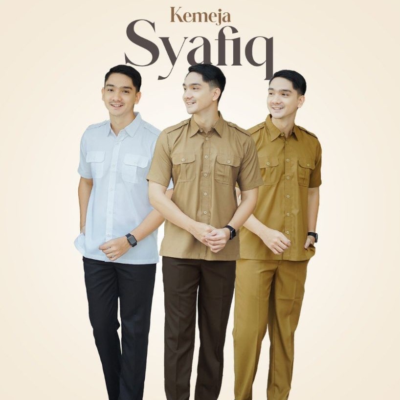 Syafiq Seragam Pdh Pria Dewasa Setelan Baju Pria Pdh Pns Bahan Katun Toyobo Terbaru By Maharani