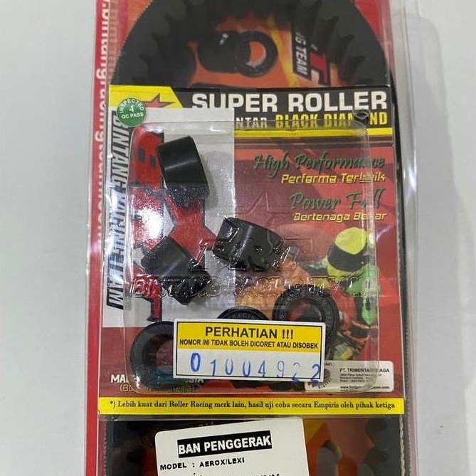VBELT RACING SET ROLLER AEROX LEXI BRT