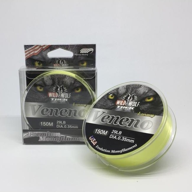 Senar Pancing Galatama Wildwolf Veneno 150M Ikan Laut