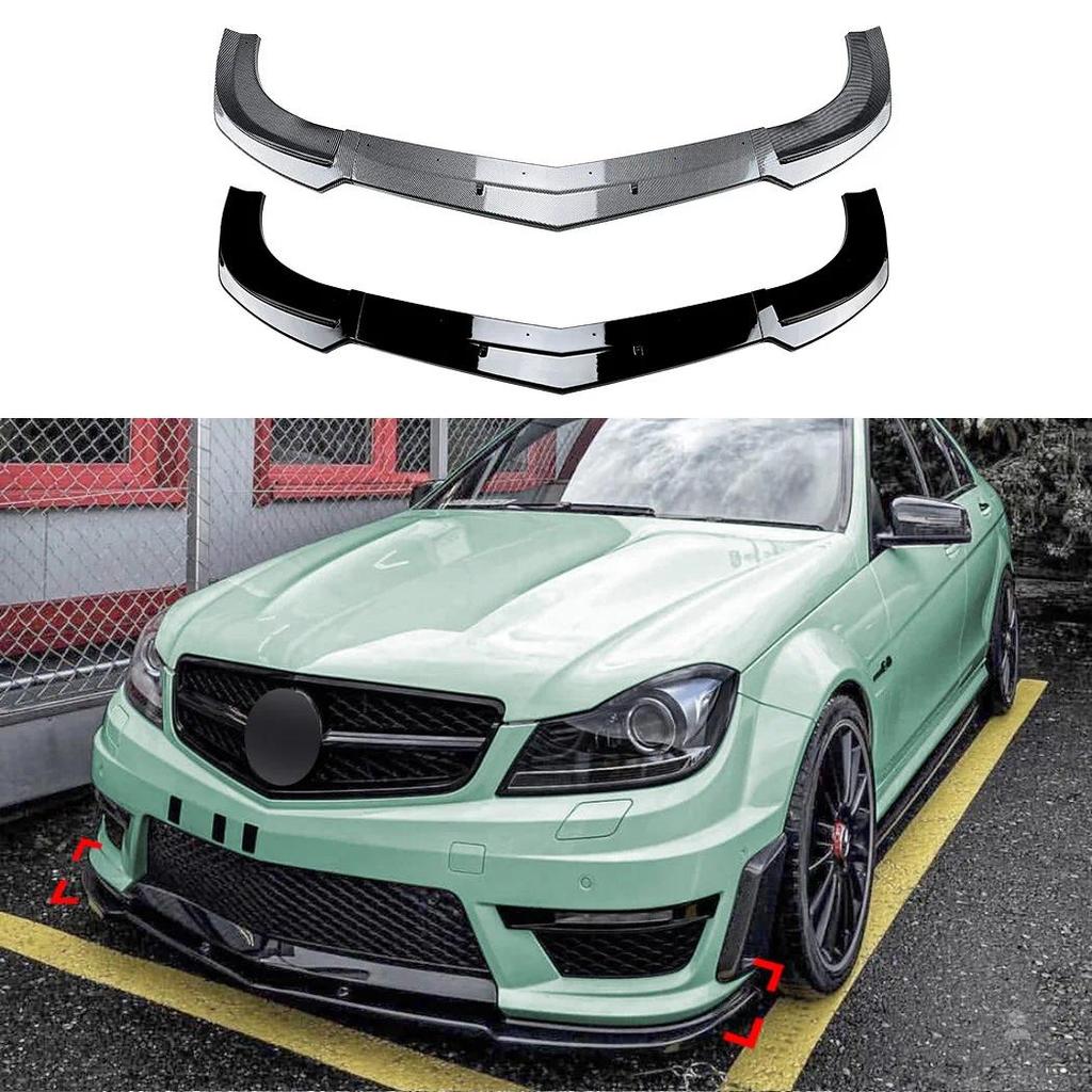 For Mercedes-Benz C-Class C63 AMG W204 late 2011-2014 front bar front lip front shovel exterior  mof