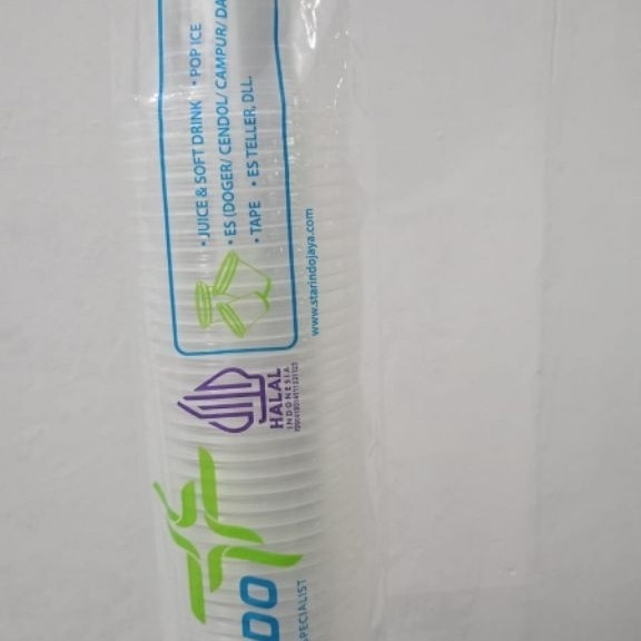 gelas plastik starindo 14 oz