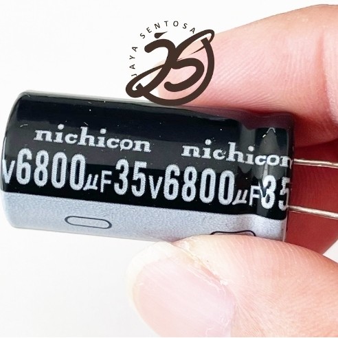 ELCO 6800UF 35V (1 BUAH) KAPASITOR CAPACITOR ELCO KAPASITOR ELKO KAPASITOR 6800 UF 35 V UPS