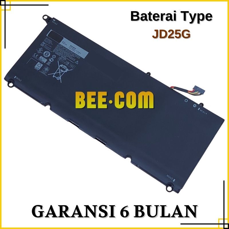 Baterai Battery JD25G Laptop XPS 13 9343 - XPS 13 9350 Series -BEE