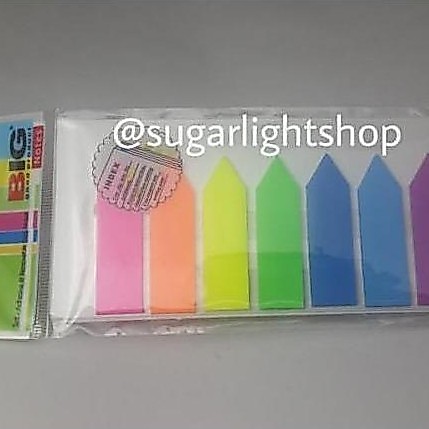 Sticky Note Big Panah 7 Warna Post It Penanda Buku Pembatas Buku