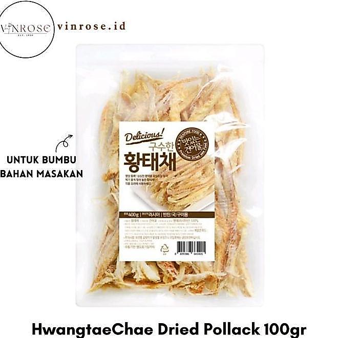 Hwangtaechae Dried Polla 100Gr Korea Ikan Kering Polla