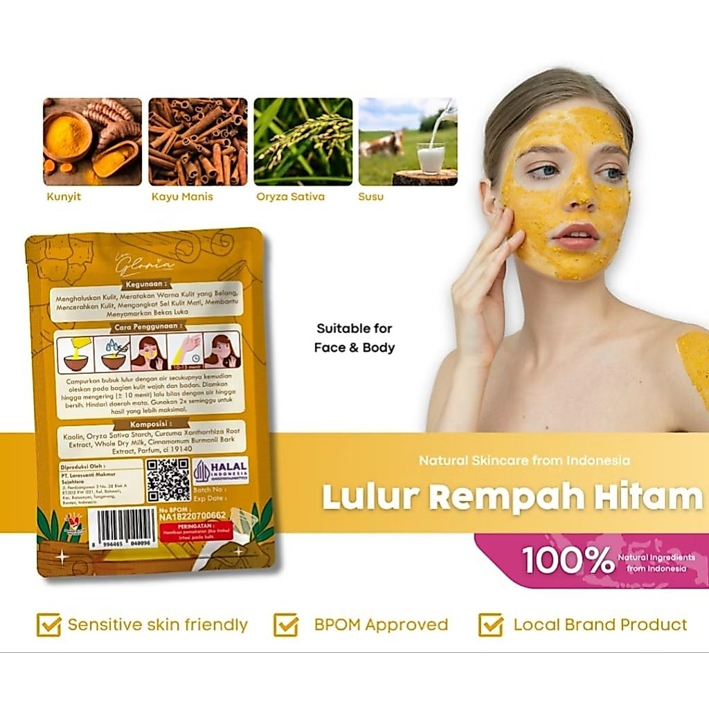 Lulur Bangkal  / Lulur rempah kayu bangkal