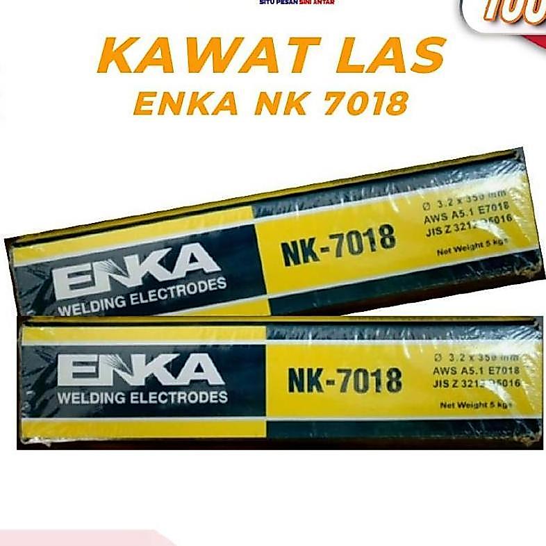 Kawat Las Nk 7018 Welding Electrode Aws E7018 5Kg Enka Original