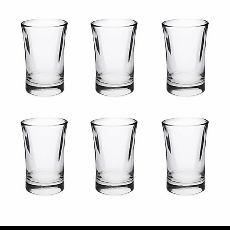 Gelas shot 6 pcs Gelas sloki TG-03 6pcs gelas espresso Gelas anggur gelas mini gelas air zam zam slo