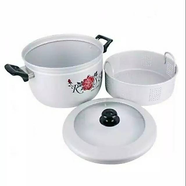 Panci Kukus - Steamer Rice cooker maspion 24 cm (panca guna)