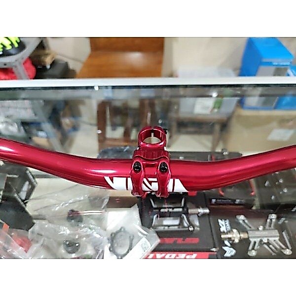 Handlebar + Stem NAUTILUS Lightweight 35 mm Rise Stang Sepeda MTB Alloy