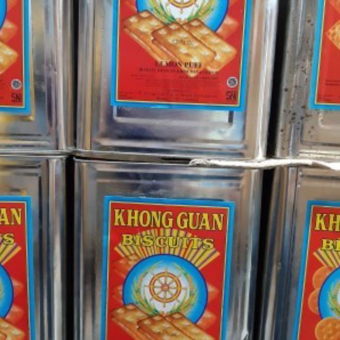 PROMO  Biskuit Khong Guan Lemon Puff kaleng KhongGuan