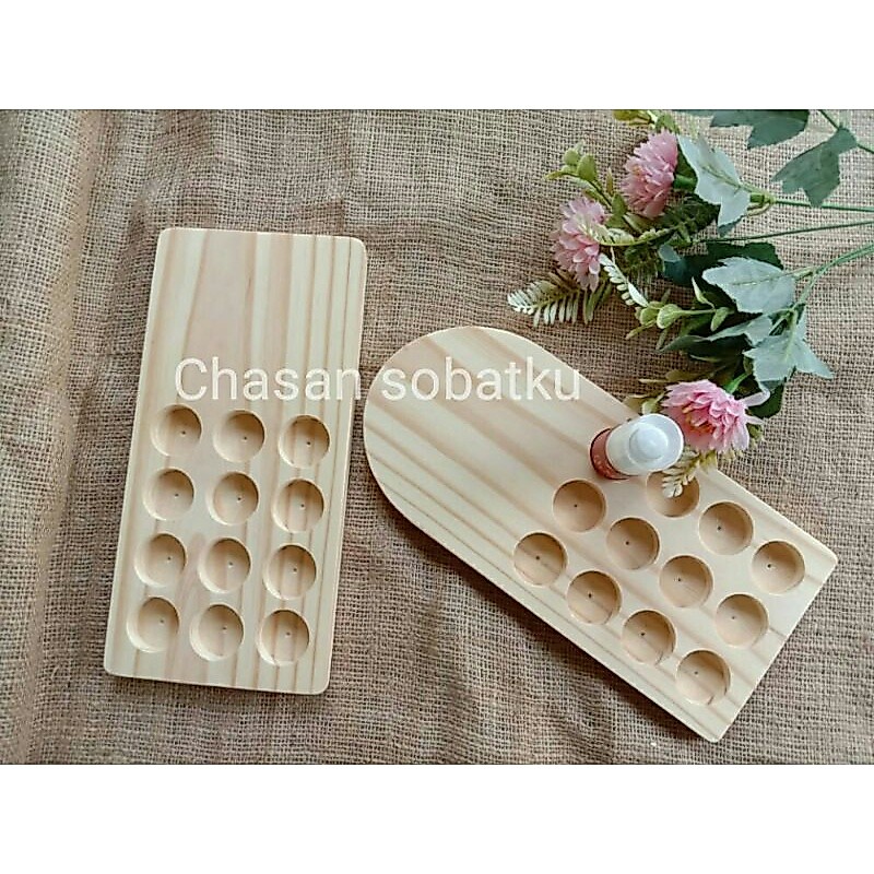 rak essential oil /tatakan diffuser /stand diffuser essential oil