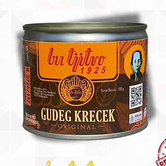GUDEG KALENG BU TJITRO 1925 GUDEG KRECEK ORIGINAL GUDEG PEDAS GUDEG KALENG GUDEG JOGJA PREMIUM