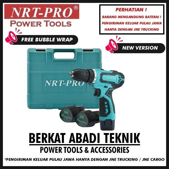 NRT-PRO DC330 Bor Cordless Drill 10mm Batre 12 V Tanpa Kabel Mesin