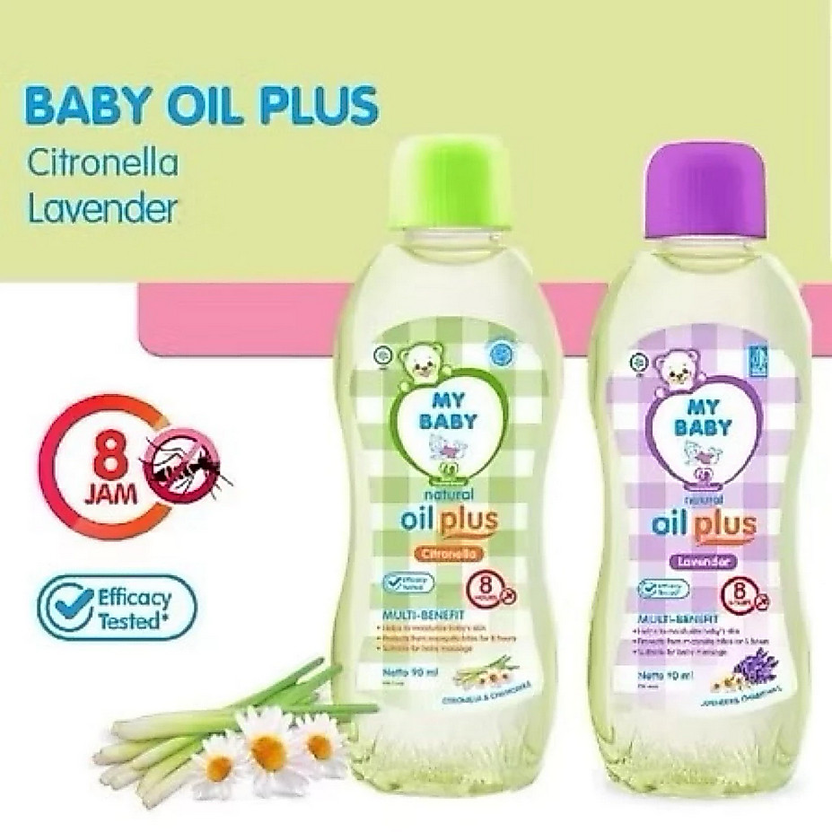MY BABY Oil Plus Citronella -MY BABY Oil Plus Lavender - baby oil bayi