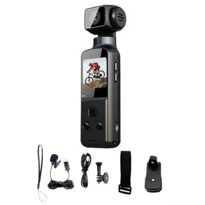 M5TD 270° Rotatable 4K Mini Camera Wireless Live View For Cycling Motorcycle Riding
