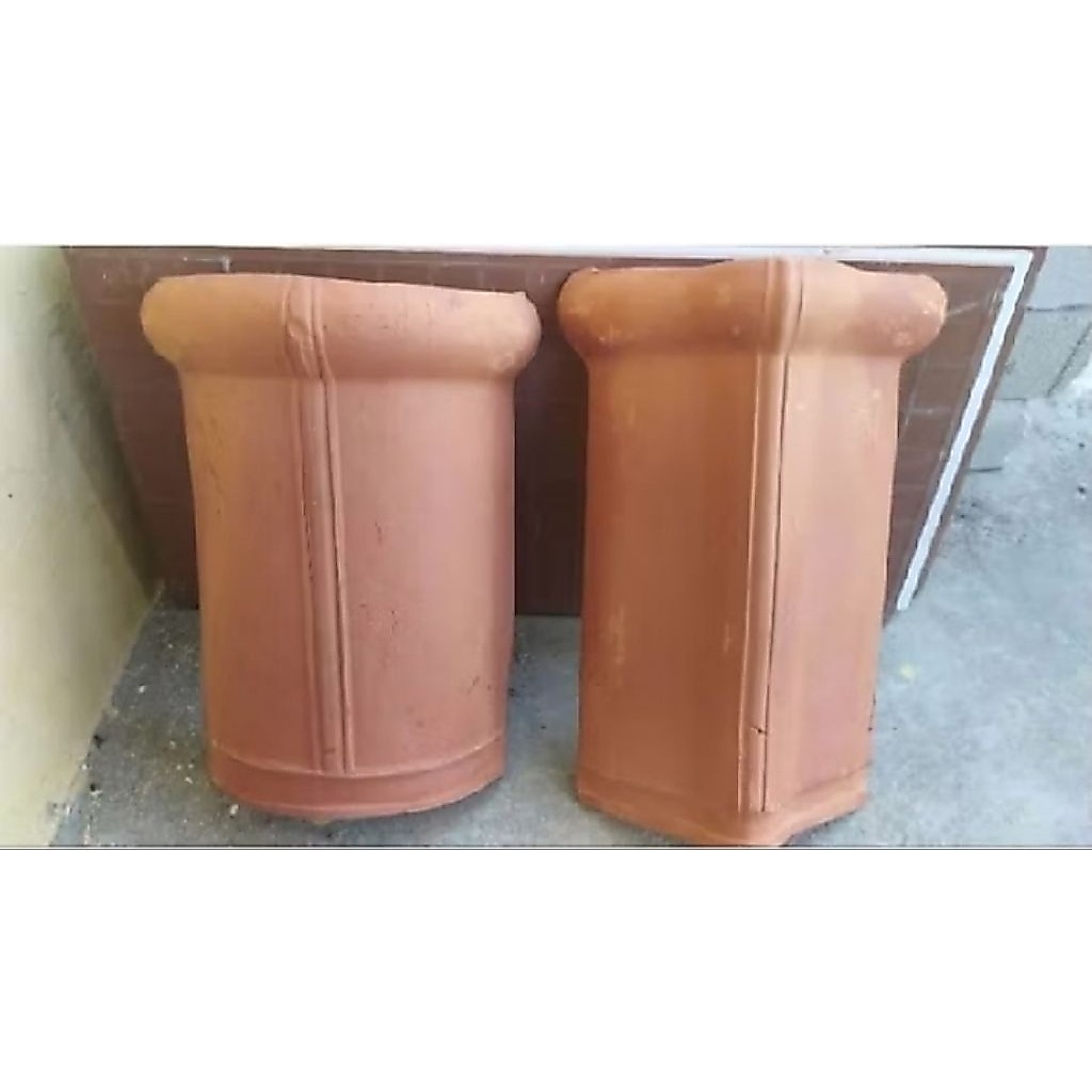 10pcs Genteng Wuwung Karpus Nok Natural Jatiwangi
