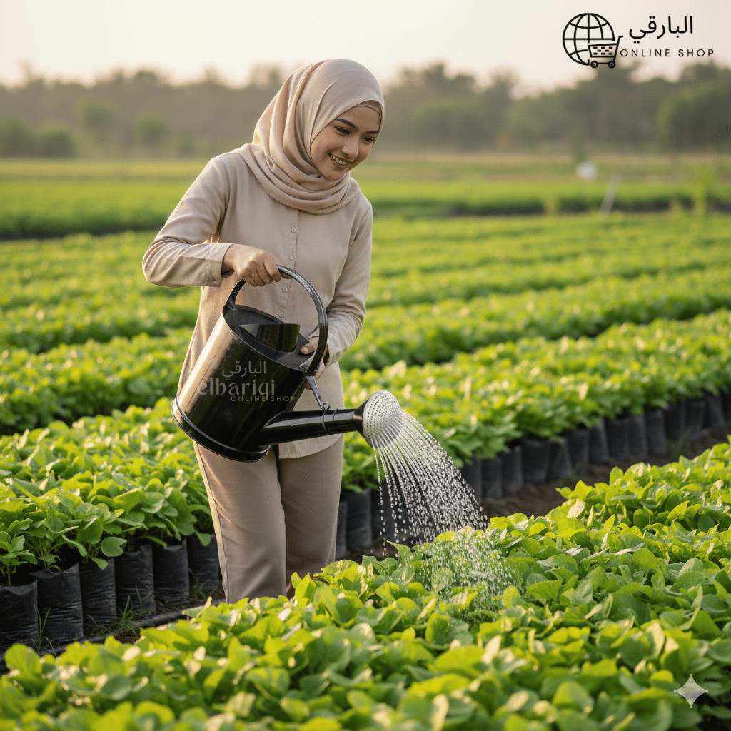 Porot Gembor Siram Tanaman 10L Seng Hitam