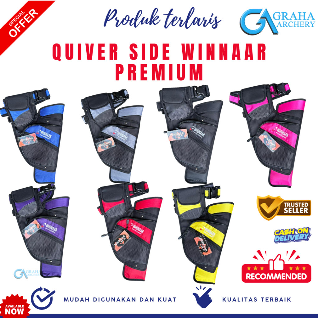 QUIVER SIDE PANAHAN WINNAAR PREMIUM - GRAHA ARCHERY