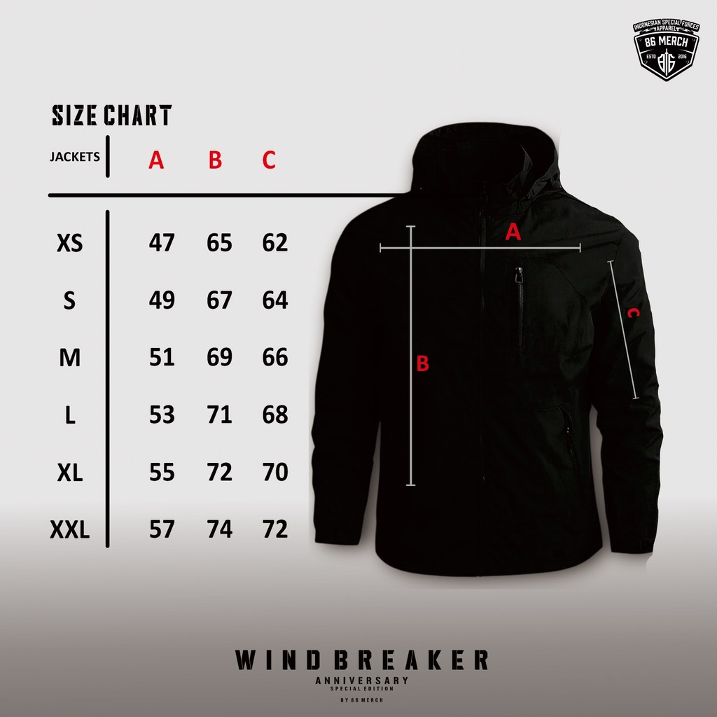 WIND BREAKER R4945ATRIA 5th ANNIV