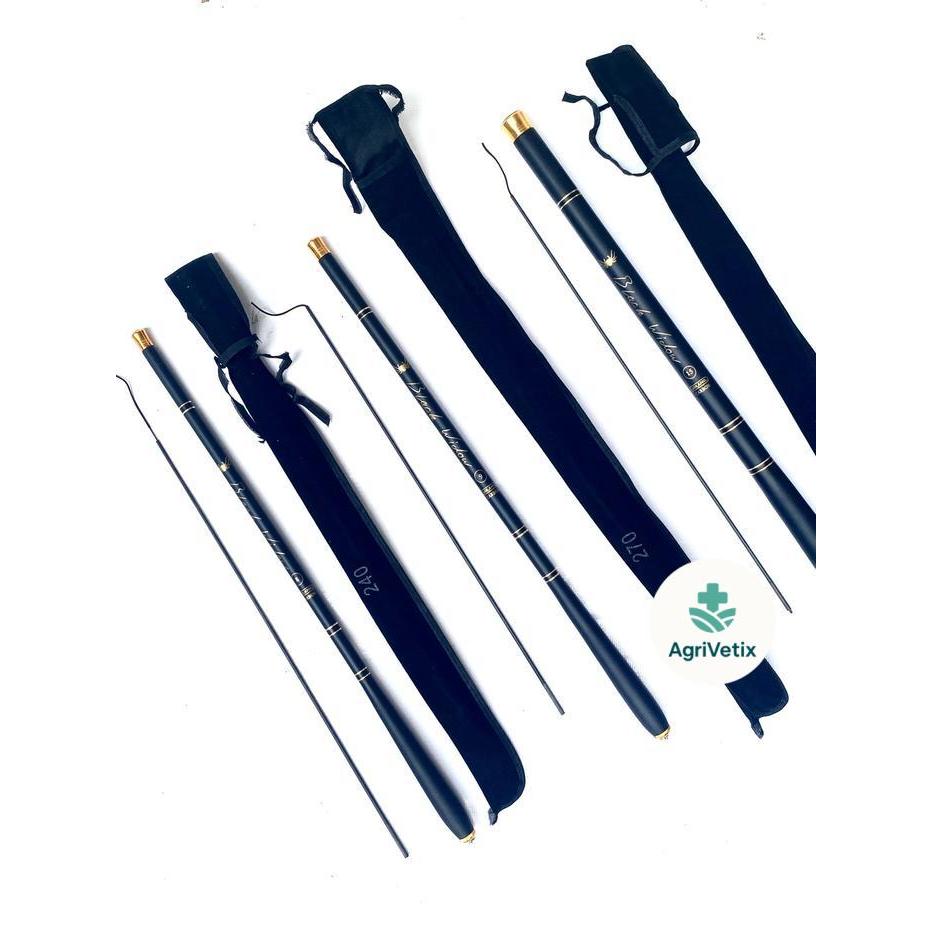 Joran Tegek Micro Fishing Milano Black Widow 240 270 450 Carbon Kuat - 240