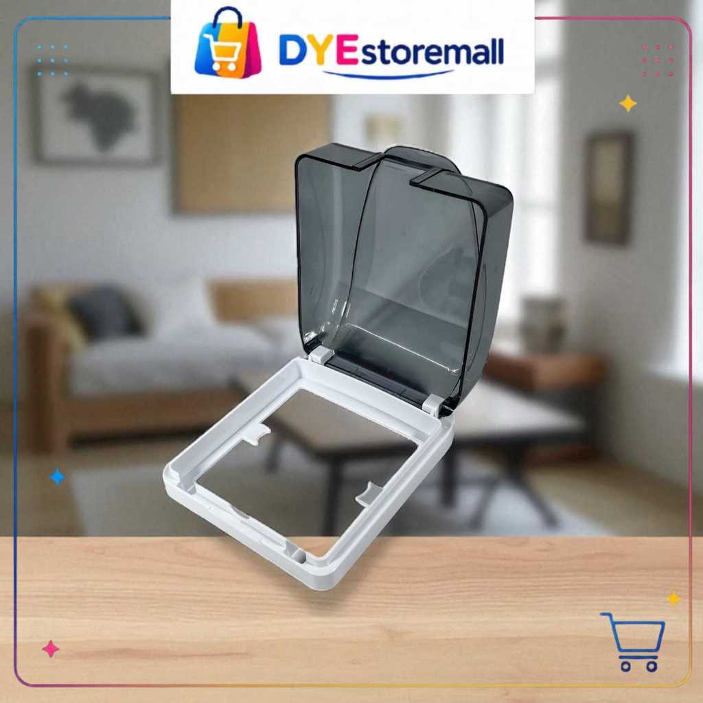 Cover Stop Kontak  Pelindung Stop Kontak  Safety Box Listrik  Cover Saklar  Anti Air  Waterproof  Pe