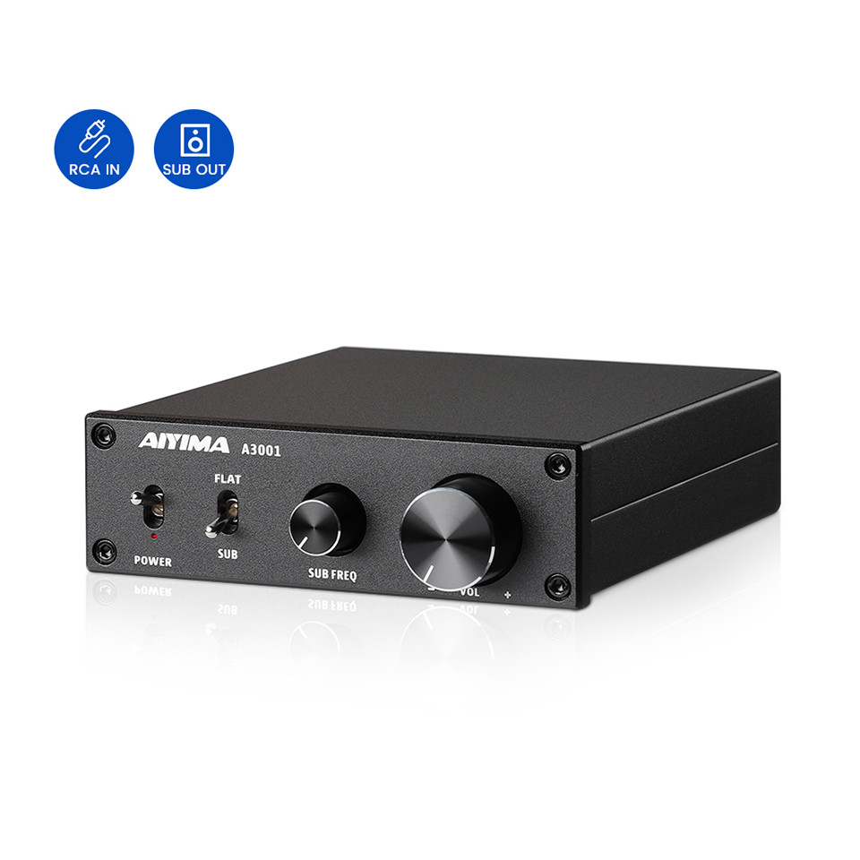 AIYIMA Auo A3001 TPA3255 Subwoofer Amplifier 300W HIFI Speaker Amplifier Mono Sound Power Amplificad
