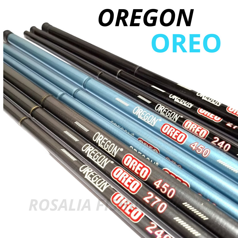 Joran Tegek Oregon OREO Action Lentur Bahan Fiber Ruas Panjang