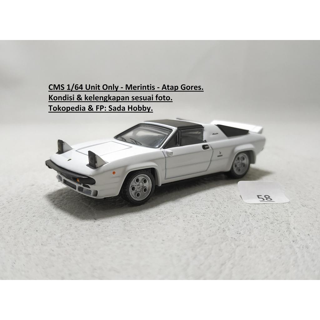 Diecast CMS Lamborghini Silhoutte Putih 1/64 Loose