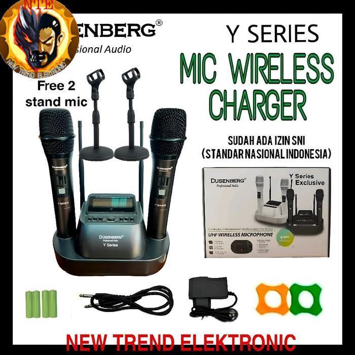 Mic Wireless Dusenberg JTSS 633 Y Charger 2 Microphone Wireless UHF