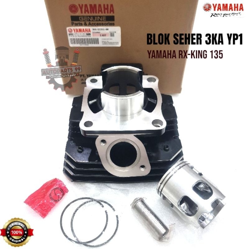 Blok Seher Yamaha RX King 135 YP1 Original YGP Boring Cylinder Yamaha RX King Blok Seher 3KA
