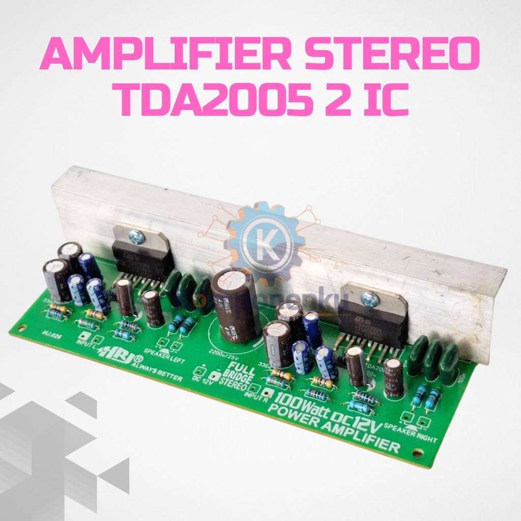Power Amplifier Stereo 12V Untuk Speaker Aktif dan Audio Mobil