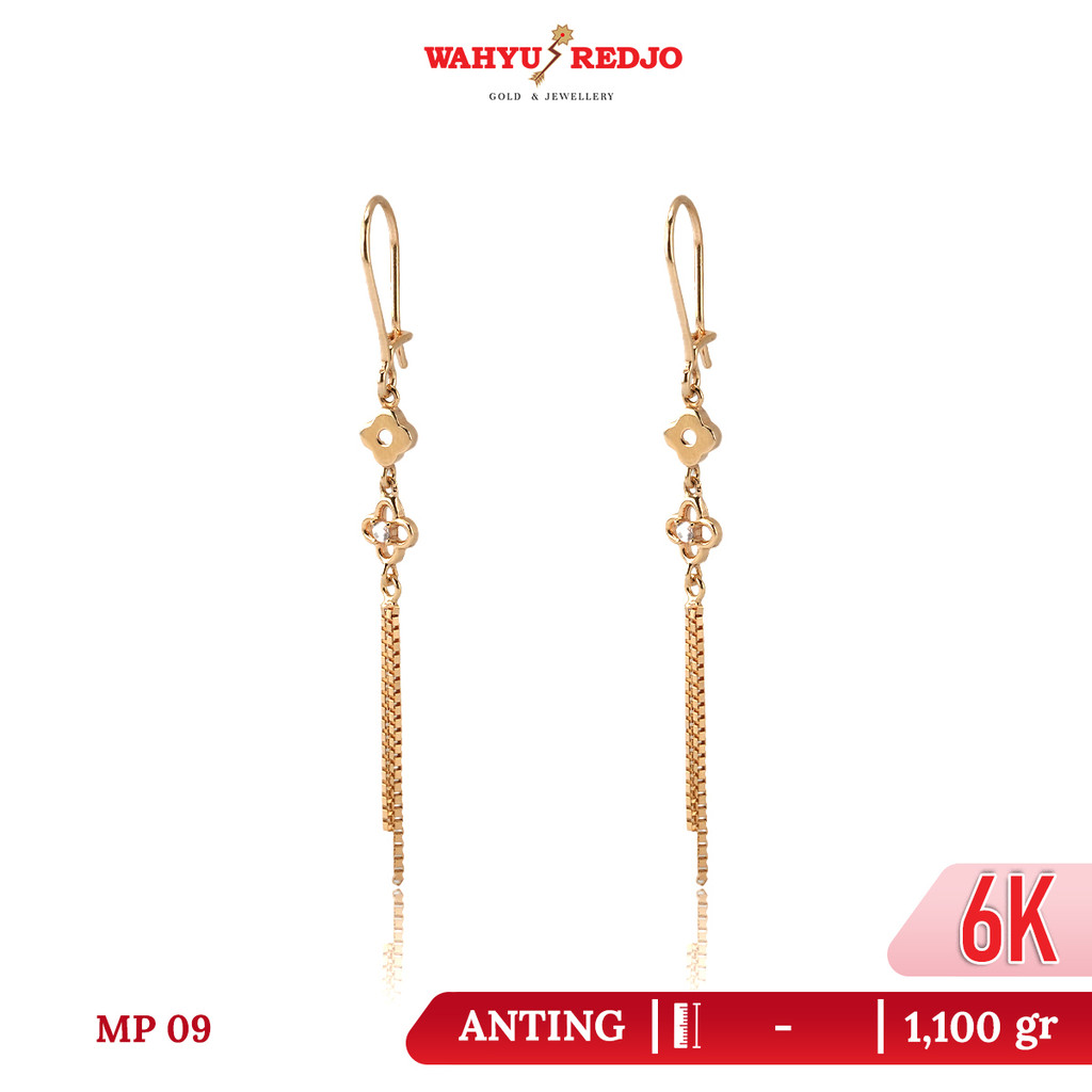 Anting Emas 6K Wahyu Redjo AN-6K 32022397 Non Pameran