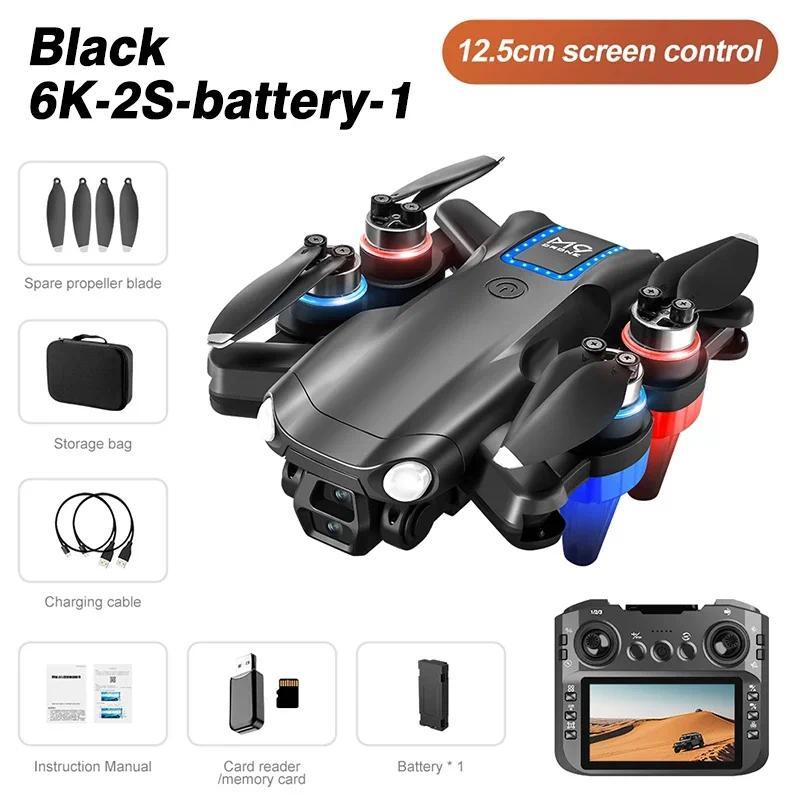 Drone Lenovo M9 4K 8K 5G GPS Kamera Ganda Fotografi Quadcopter Lipat Tanpa Sikat RC dengan Layar Jar