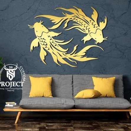 hiasan dinding unik custom wall art - pajangan ruang tamu