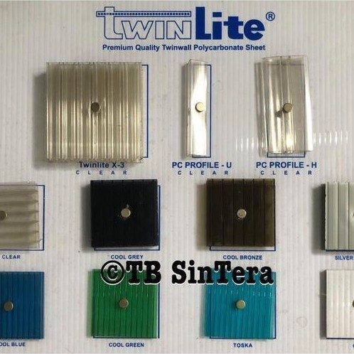 ATAP POLYCARBONATE TWINLITE 5MM / KANOPI POLIKARBONAT TWIN LITE ORIGINAL DAN TERPERCAYA