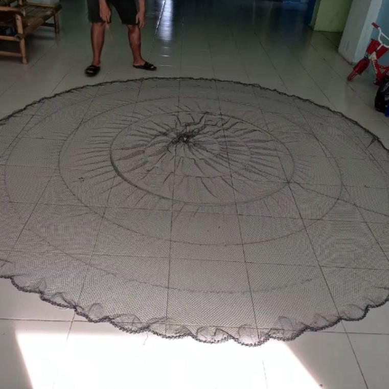 Promo Jala lempar 12 feet nilon / 3,5 meter untuk ikan dan udang
