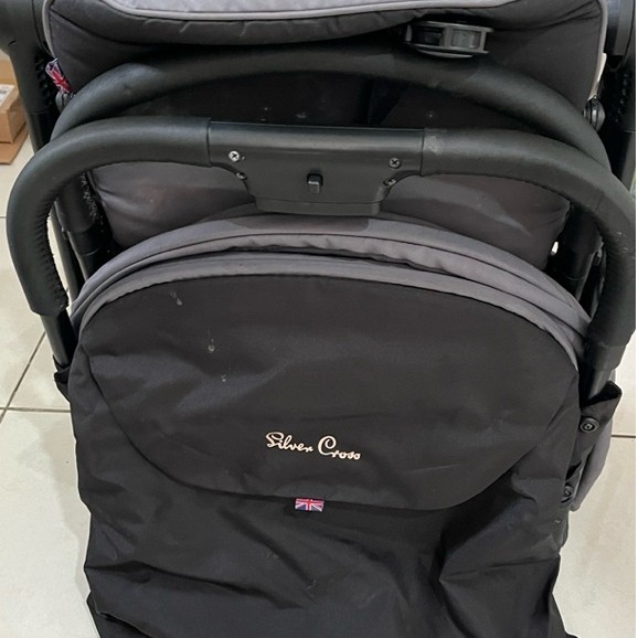 Preloved Stroller Silver Cross Cabin Size Kereta Dorong Anak Bekas Second