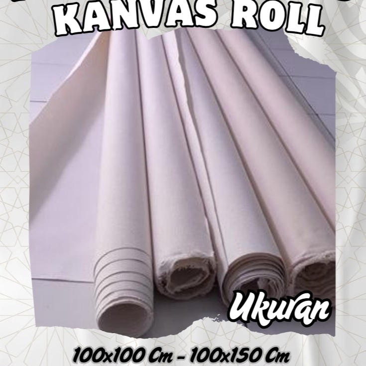 Kanvas/Canvas Roll Ukuran 100x100/100x120/100x150/150x300
