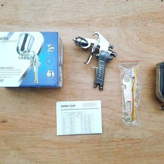 Spray Gun Auarita W-71G Auarita W71 Spray Gun W71G Nozzle 1.3 Dan 1.5 Mm