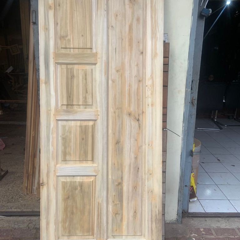 PINTU JATI MODEL BAKI 5 KAYU MANGLID
