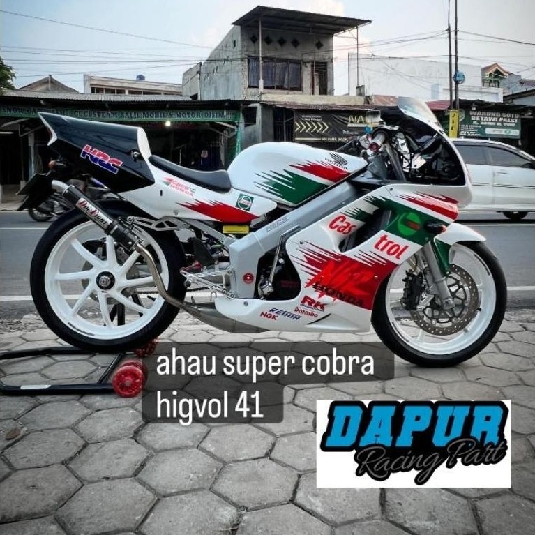 Kenalpot Ahau NSR SP 150 Super Cobra uk 41 / Knalpot NSR 150 SP Super Cobra 41Original Ahau Knalpot 