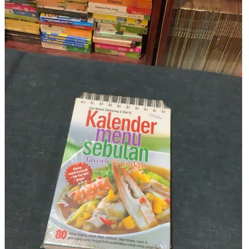 Kalender Menu Sebula Favorit & Praktis - Buku Resep
