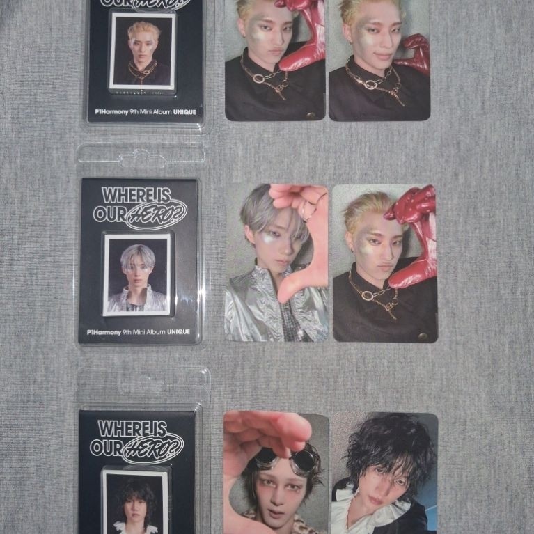 [P1HARMONY] UNIQUE PLVE FaNCy ver. ALBUM UNSEALED FULLSET KEEHO JIUNG JONGSEOB SOUL PC