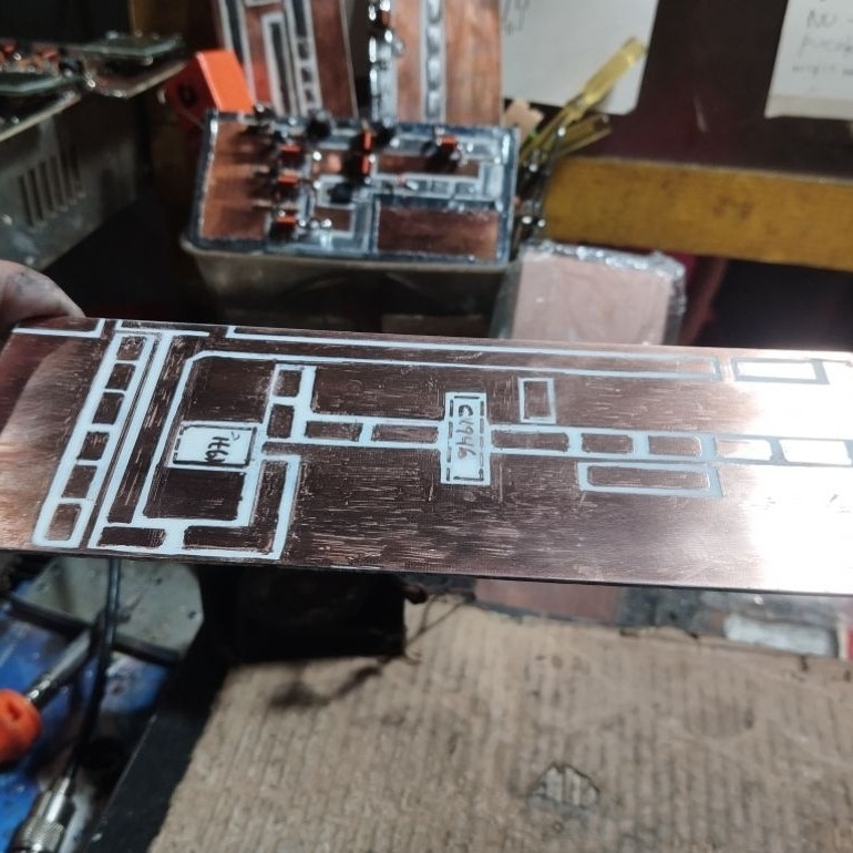PCB FIBER PUTIH PEMANCAR FM BAFER C4767/DRAFER C1971/ FAINEL C1946 30 wat