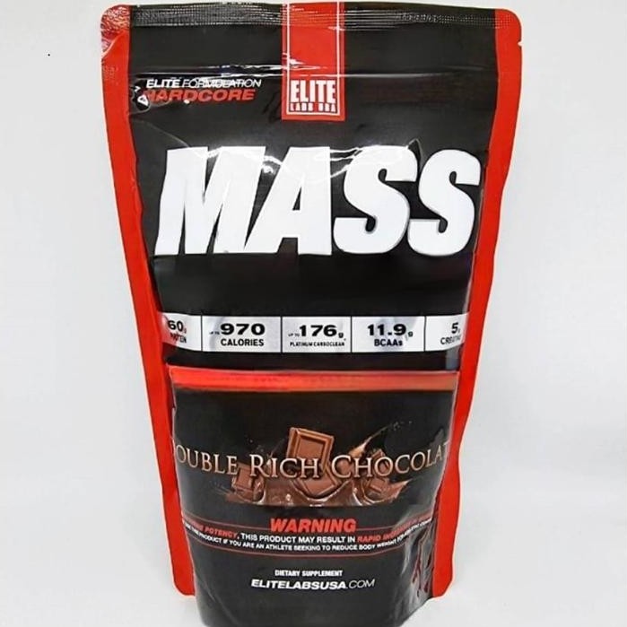 Elite Labs Mass Muscle Gainer 2 lbs Elitelabs Protein Bulk Muscle BPI 2lbs 2lb 20 lb 20lbs 20lb N