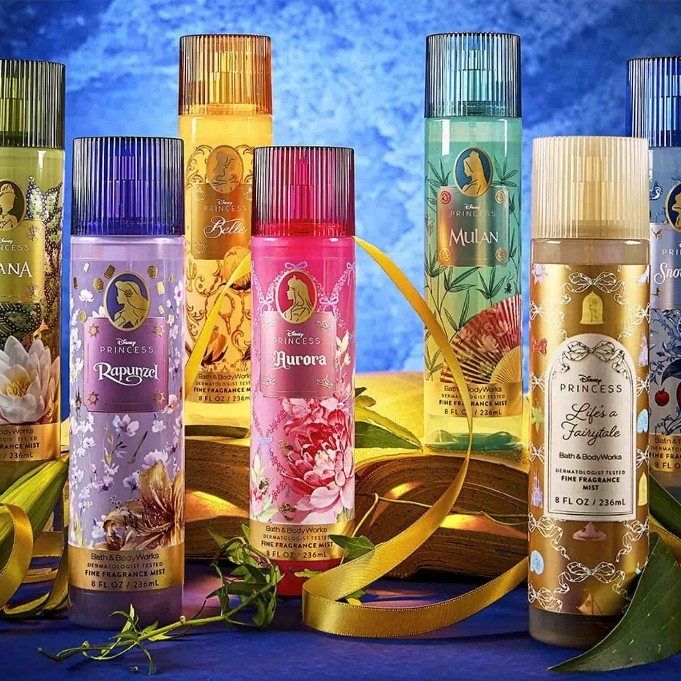 SALE BBW Bath and Body Works Body Mist Parfum Fine Fragrance Mist 236 ml Disney Princess Series Bell