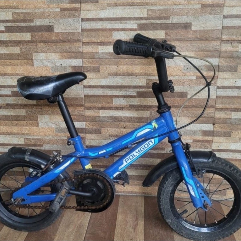 sepeda anak polygon ukuran 12 inch