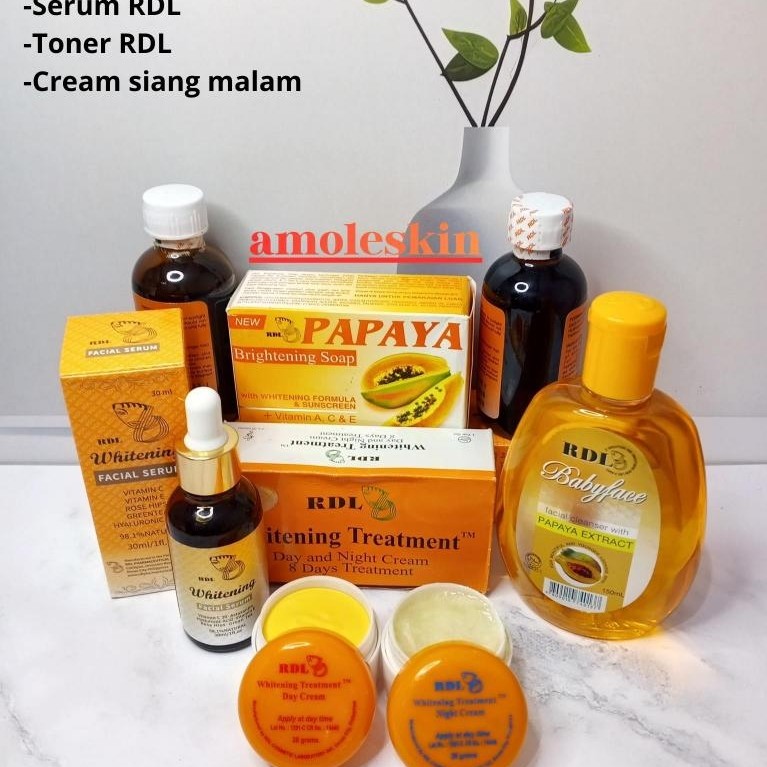 Paket Skincare RDL 4in1 dengan Ekstrak Pepaya